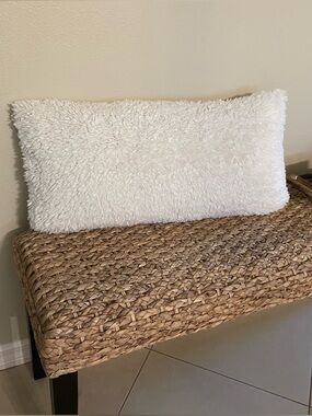 Pottery Barn Faux Fur Lumbar Pillow
